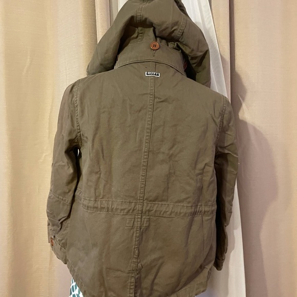 Roxy Green Cropped Utility Jacket - Picture 2 of 16